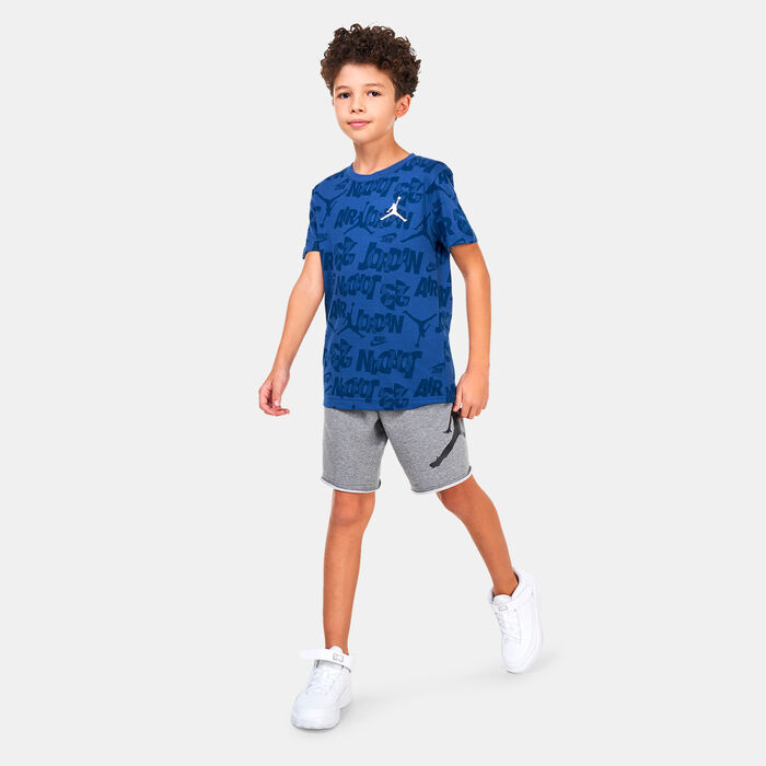 Jordan Kids' Messy Room Printed T-Shirt (Older Kids) Blue Jordan Kids' Messy Room Printed T-Shirt (Older Kids) Blue image number 2