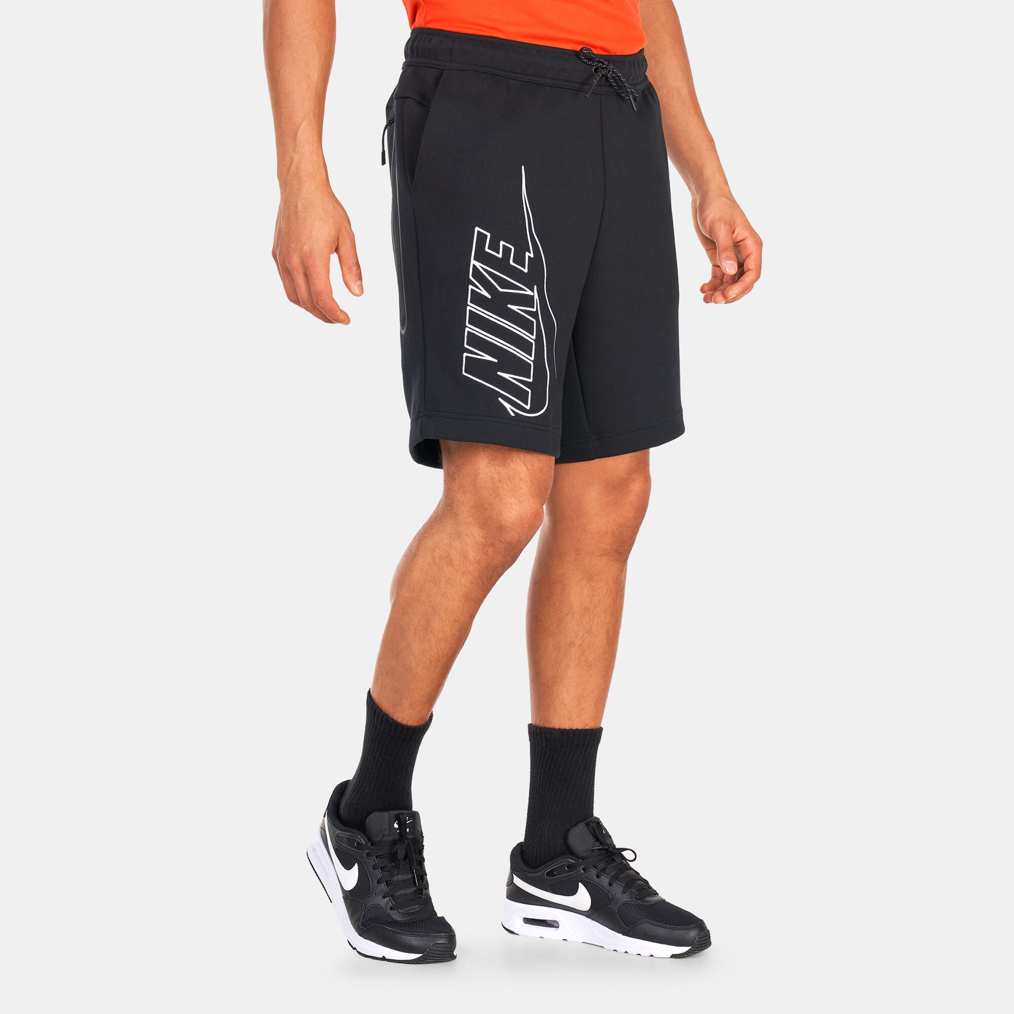 Men s Tech Fleece Graphic Shorts Black Nike in Qatar SSS