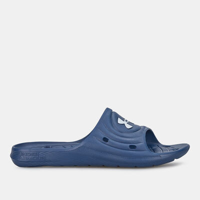 Under Armour Men's Locker IV Slides Blue Under Armour Men's Locker IV Slides Blue