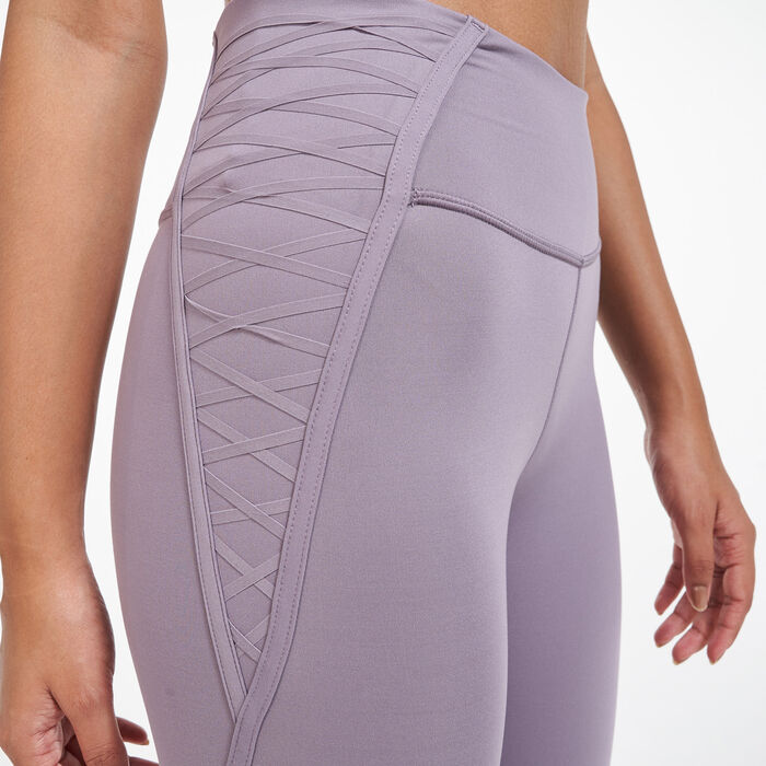 Nike Women's One Luxe 7/8 Leggings Purple Nike Women's One Luxe 7/8 Leggings Purple image number 3