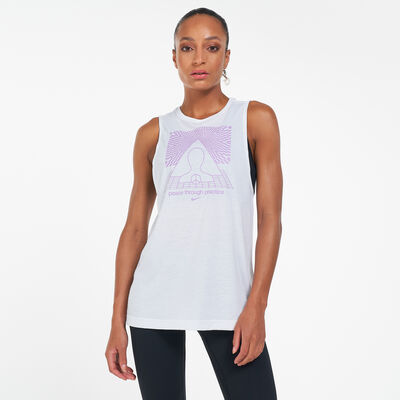 Nike Women's Yoga 3 Tank Top White