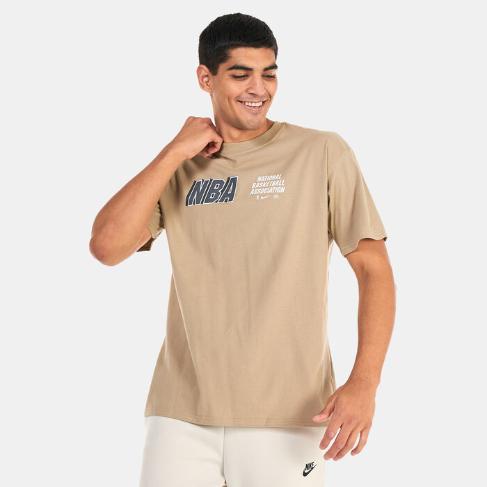 Nike Men's NBA Team 31 Courtside Max 90 T-Shirt Brown image number 0