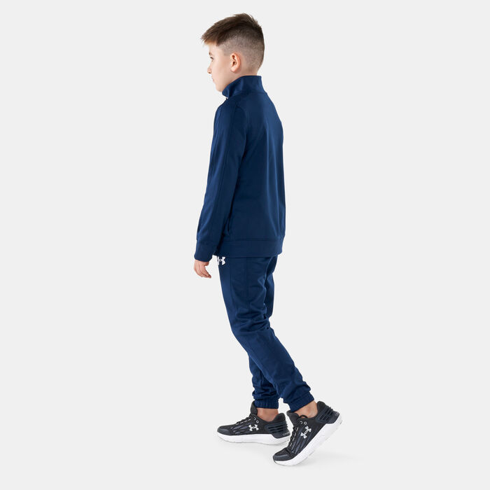 Under Armour Kids' UA Knit Tracksuit Blue Under Armour Kids' UA Knit Tracksuit Blue image number 1