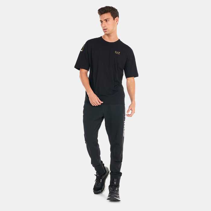 EA7 Emporio Armani Men's Train Extended Logo Series T-Shirt Black EA7 Emporio Armani Men's Train Extended Logo Series T-Shirt Black image number 2