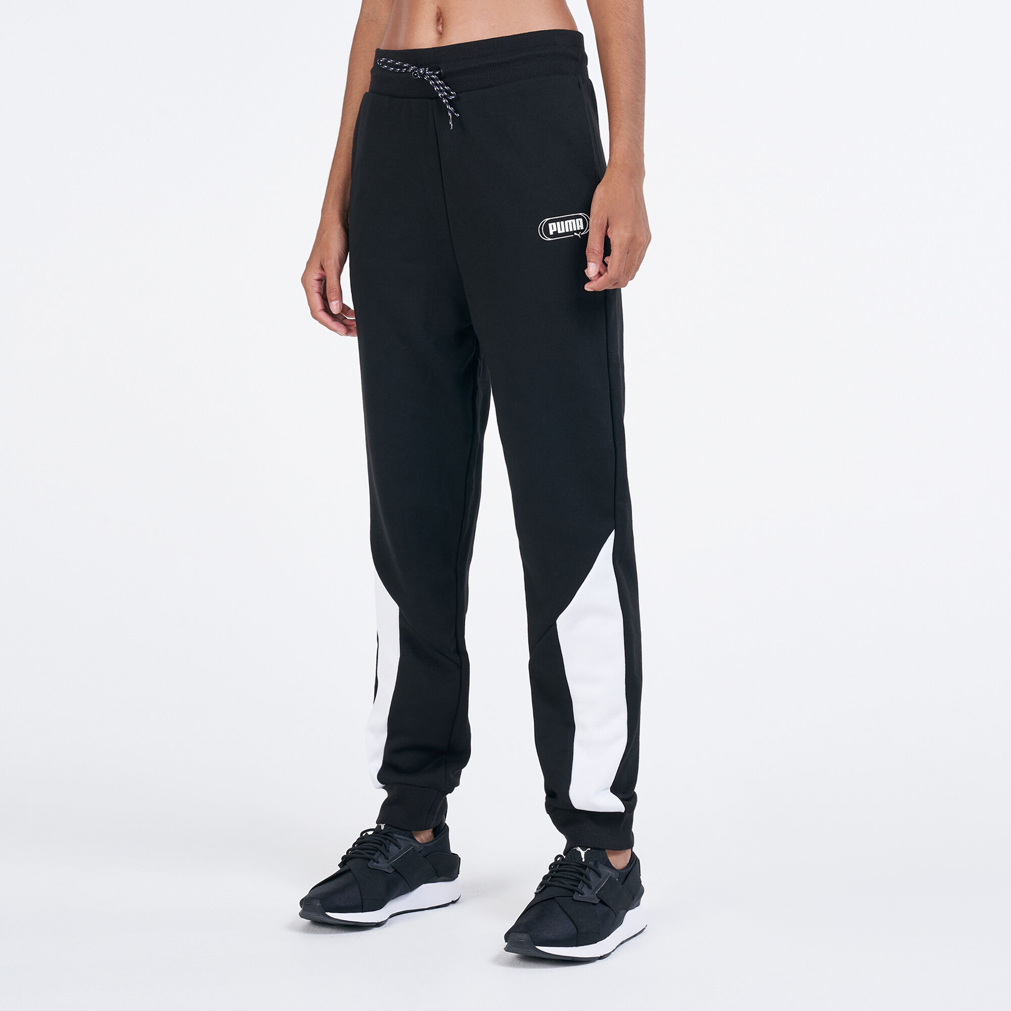 Women s Rebel Sweatpants Black PUMA in Qatar SSS