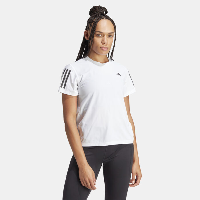 adidas Women's Own The Run T-Shirt White adidas Women's Own The Run T-Shirt White image number 0