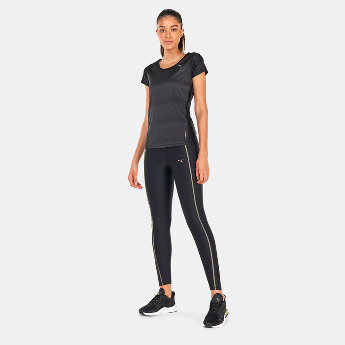 PUMA Women's Deco Glam High-Waist Leggings Black PUMA Women's Deco Glam High-Waist Leggings Black image number 2