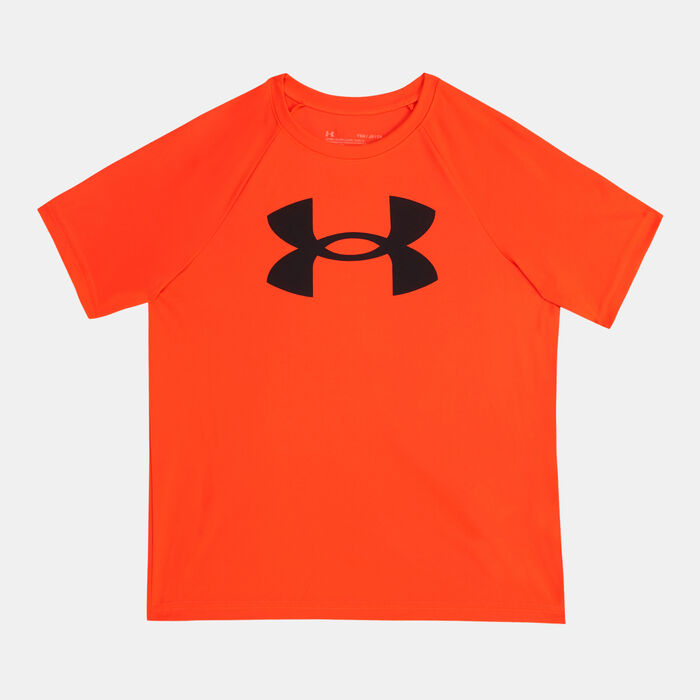 Under Armour Kids' UA Tech™ Big Logo Training T-Shirt Orange Under Armour Kids' UA Tech™ Big Logo Training T-Shirt Orange image number 0