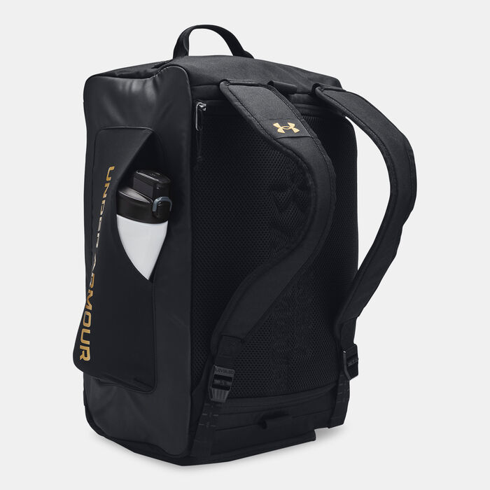 Under Armour Contain Duo Backpack Duffle Bag Black image number 2