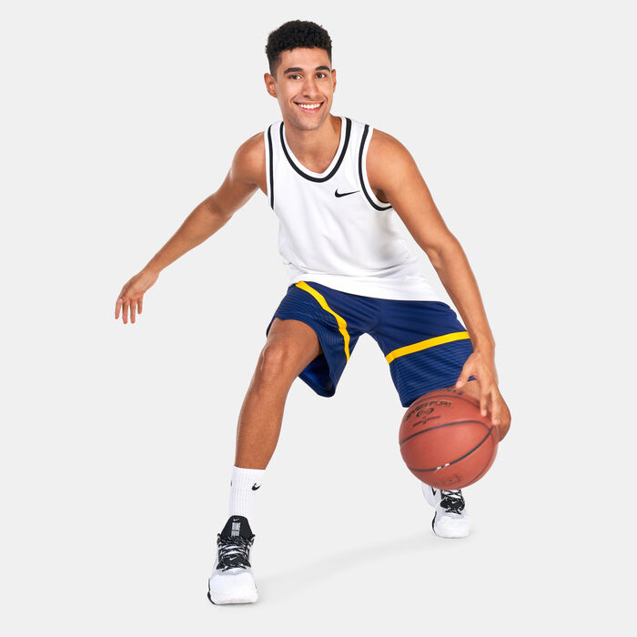 Jordan Men's Golden State Warriors Dri-FIT Swingman Shorts - 2022/23 Blue Jordan Men's Golden State Warriors Dri-FIT Swingman Shorts - 2022/23 Blue image number 2