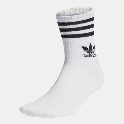 adidas Originals Men's Crew Socks (3 Pairs) White adidas Originals Men's Crew Socks (3 Pairs) White
