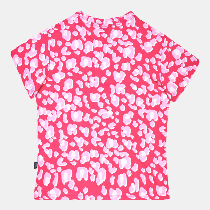 PUMA Kids' Ess+ Animal T-Shirt Pink image number 1