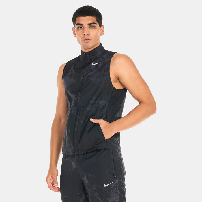 Nike Men's Repel Run Division Running Vest Black Nike Men's Repel Run Division Running Vest Black image number 0