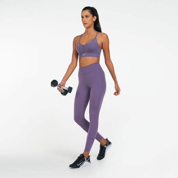 Nike Women's One Luxe Leggings Purple image number 2