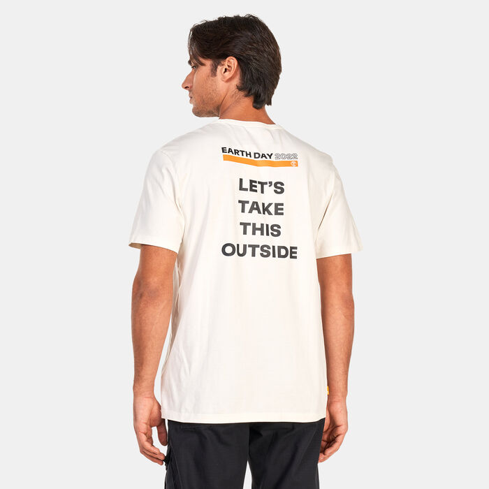 Timberland Men's Earth Day EK+ T-Shirt White Timberland Men's Earth Day EK+ T-Shirt White image number 1