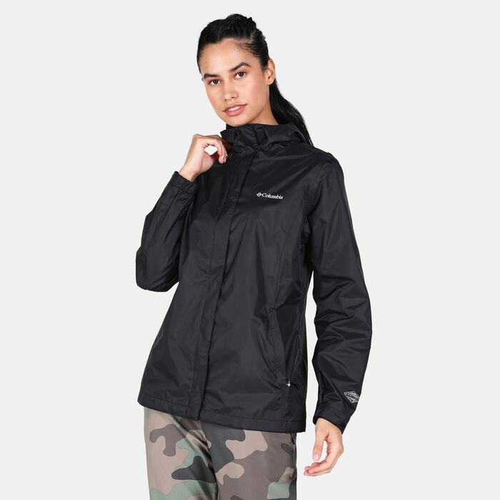 Columbia Women’s Arcadia™ II Rain Jacket Black Columbia Women’s Arcadia™ II Rain Jacket Black image number 0