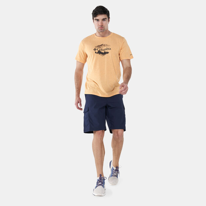 Columbia Men's Bluff Mesa™ II Graphic T-Shirt yellow image number 2
