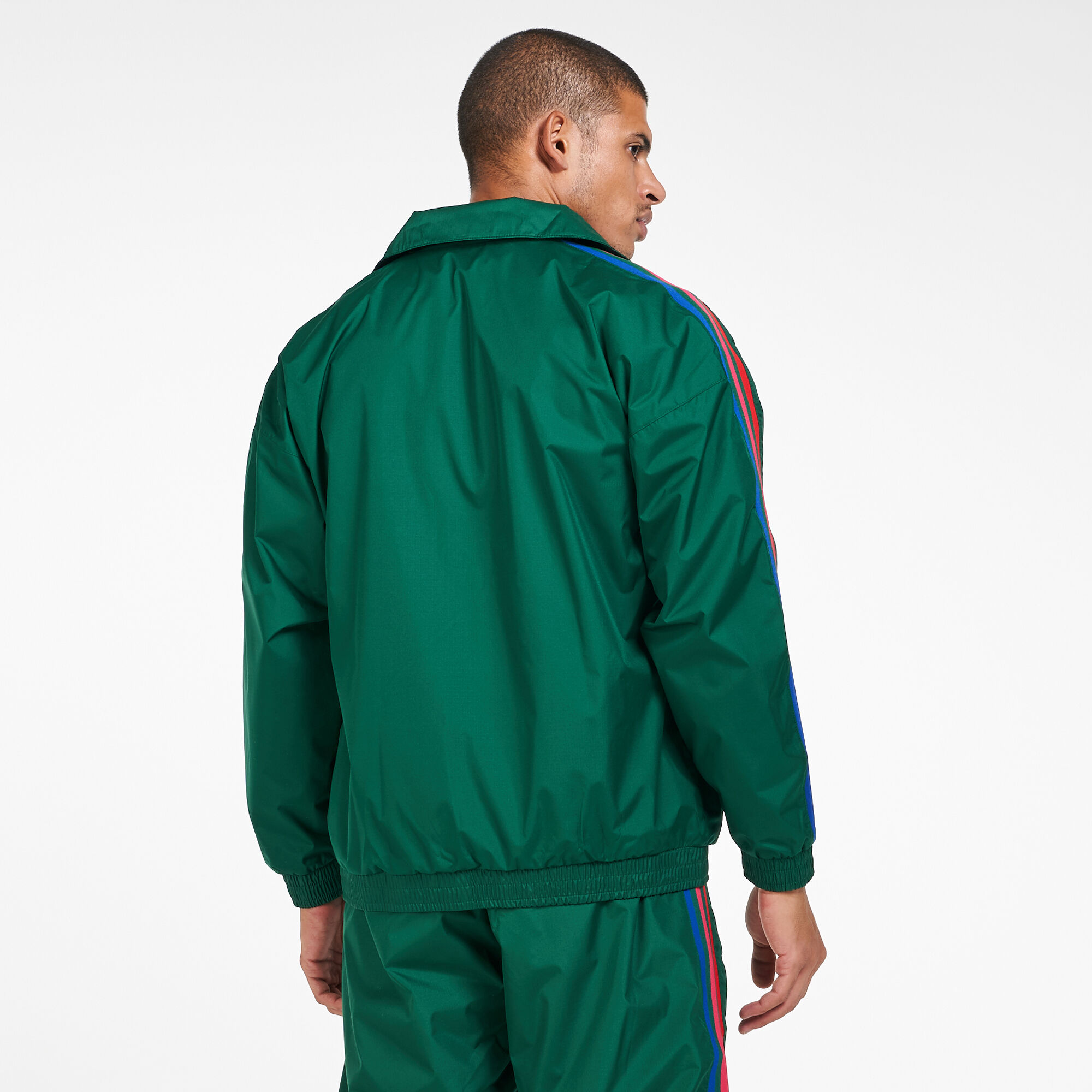 Men's 3D Trefoil 3 Stripe Track Jacket Green adidas in Qatar Men's 3D Trefoil 3 Stripe Track Jacket Green adidas in Qatar
