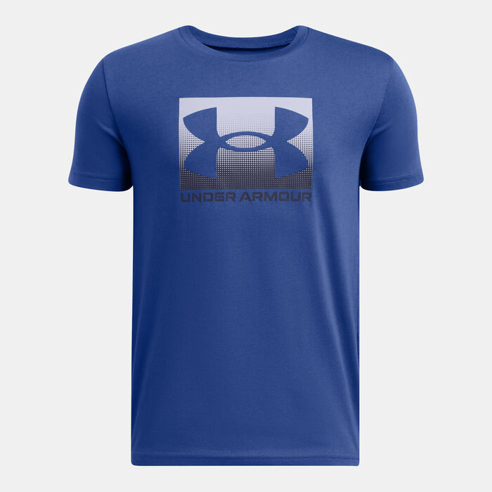 Under Armour Kids' Logo Graphic T-Shirt Blue Under Armour Kids' Logo Graphic T-Shirt Blue image number 0