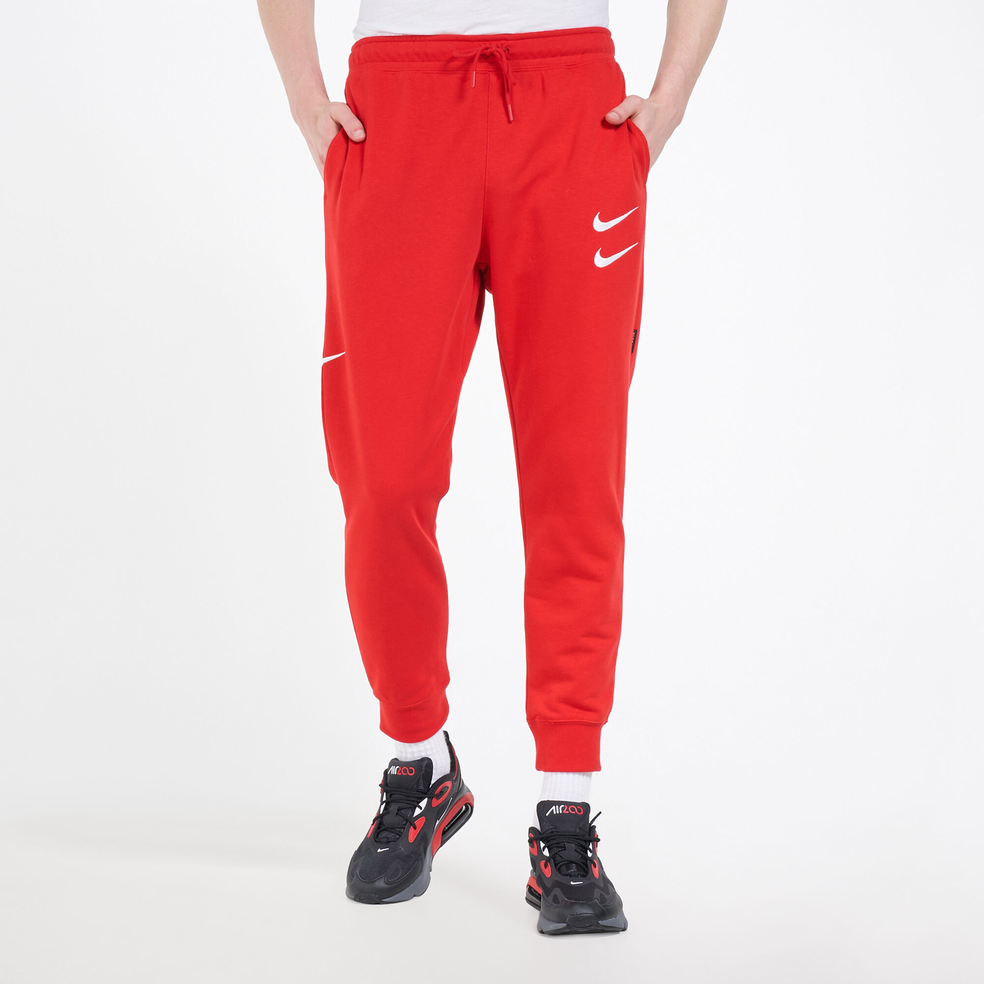 Men s Sportswear Swoosh Sweatpants Red Nike in Qatar SSS