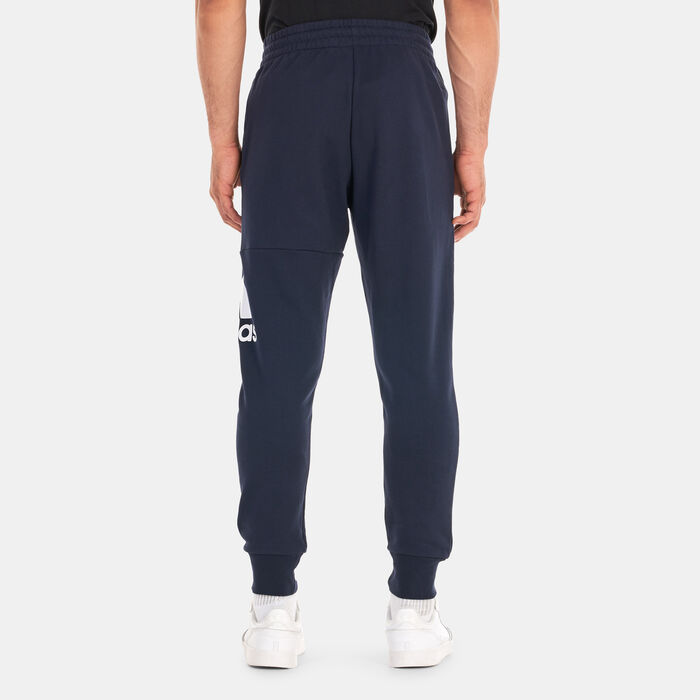 adidas Men's Essentials French Terry Tapered Pants Blue adidas Men's Essentials French Terry Tapered Pants Blue image number 1