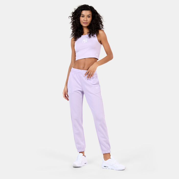 New Era Women's MLB New York Yankees LE Crop Top Purple New Era Women's MLB New York Yankees LE Crop Top Purple image number 2