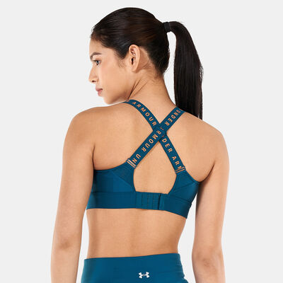 Under Armour Women's Infinity High-Support Training Sports Bra Green