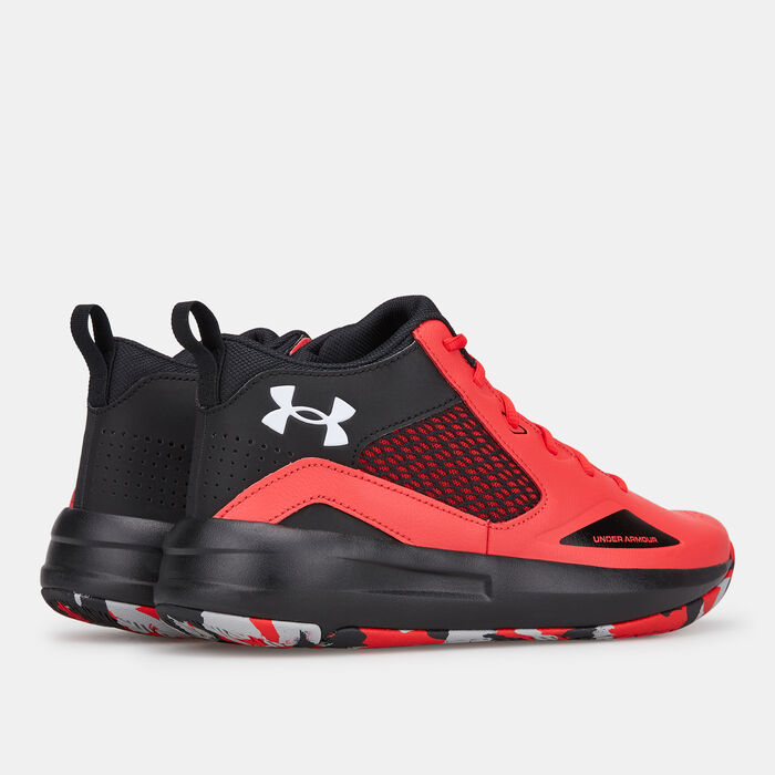 Under Armour Lockdown 5 Basketball Shoe Red image number 2