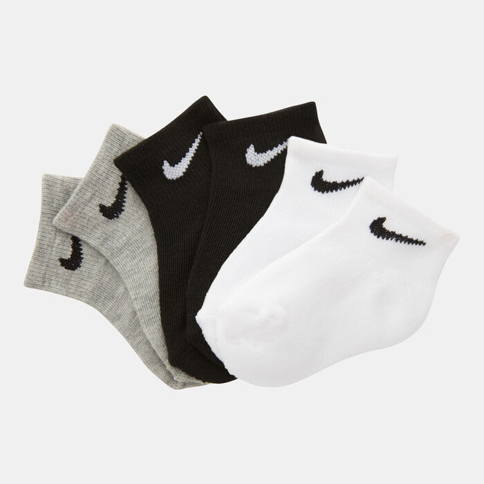 Nike Kids' NHN Basic Quarter Socks (3 Pack) White Nike Kids' NHN Basic Quarter Socks (3 Pack) White image number 0
