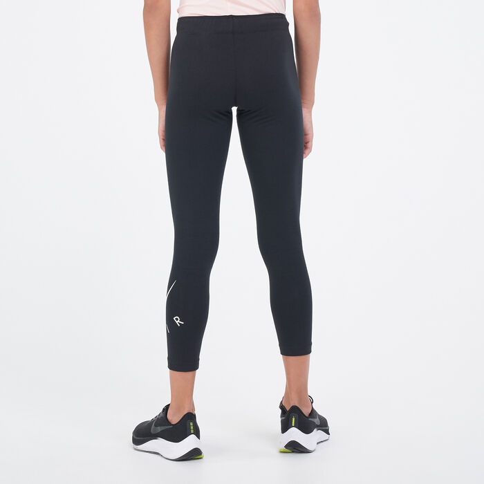 Nike Kids' Sportswear Air Favorites Leggings (Older Kids) Black Nike Kids' Sportswear Air Favorites Leggings (Older Kids) Black image number 1