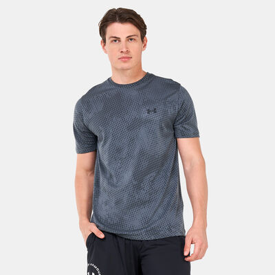 Under Armour Men's Training Vent Jacquard T-Shirt Grey