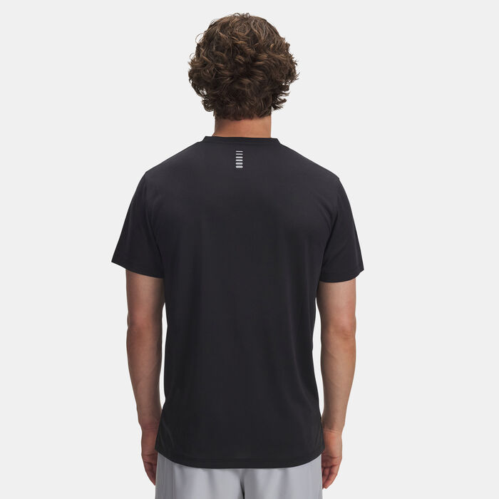Under Armour Men's Launch Camo Running T-Shirt Black image number 1