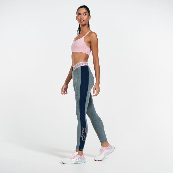Nike Women's Pro Leggings Grey Nike Women's Pro Leggings Grey image number 2