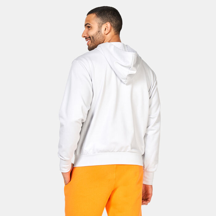 Nike Men's Standard Issue Dri-FIT Basketball Hoodie Grey Nike Men's Standard Issue Dri-FIT Basketball Hoodie Grey image number 1