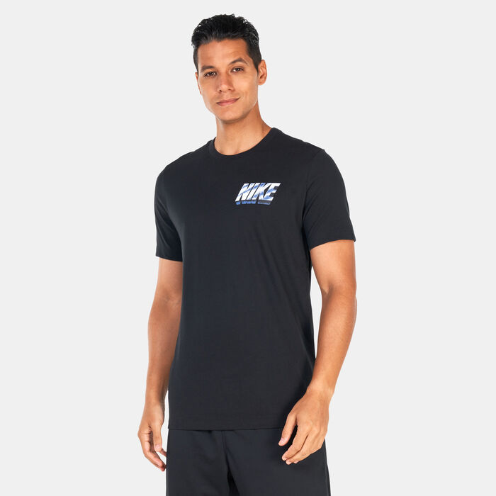 Nike Men's Dri-FIT Training T-Shirt Black Nike Men's Dri-FIT Training T-Shirt Black image number 0