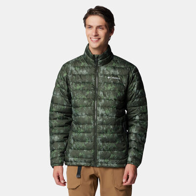 Columbia Men's Powder Lite II Printed Jacket Green