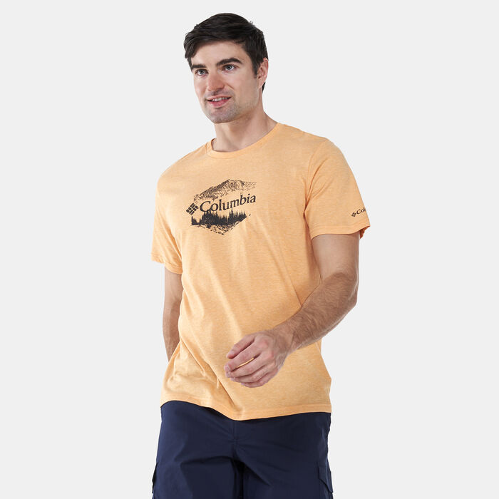 Columbia Men's Bluff Mesa™ II Graphic T-Shirt yellow Columbia Men's Bluff Mesa™ II Graphic T-Shirt yellow image number 0