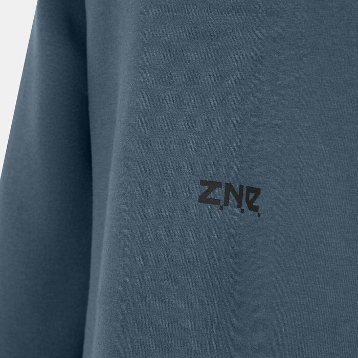 adidas Kids' Z.N.E. Full-Zip Hoodie Grey adidas Kids' Z.N.E. Full-Zip Hoodie Grey image number 3