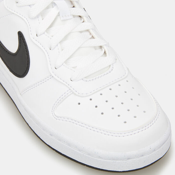 Nike Kids' Court Borough Low Recraft Shoes White Nike Kids' Court Borough Low Recraft Shoes White image number 4