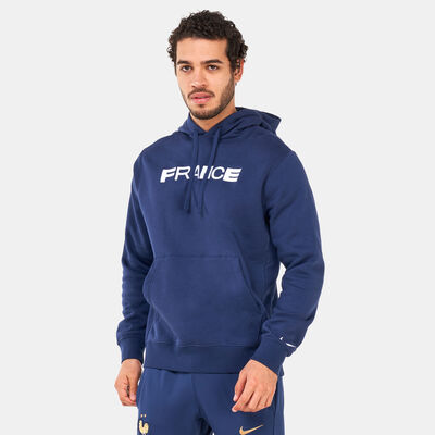 Nike Men’s France Club Fleece Hoodie Blue