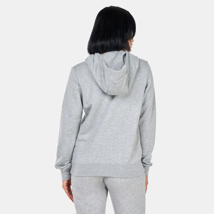 Nike Women's Sportswear Club Fleece Hoodie Grey Nike Women's Sportswear Club Fleece Hoodie Grey image number 1