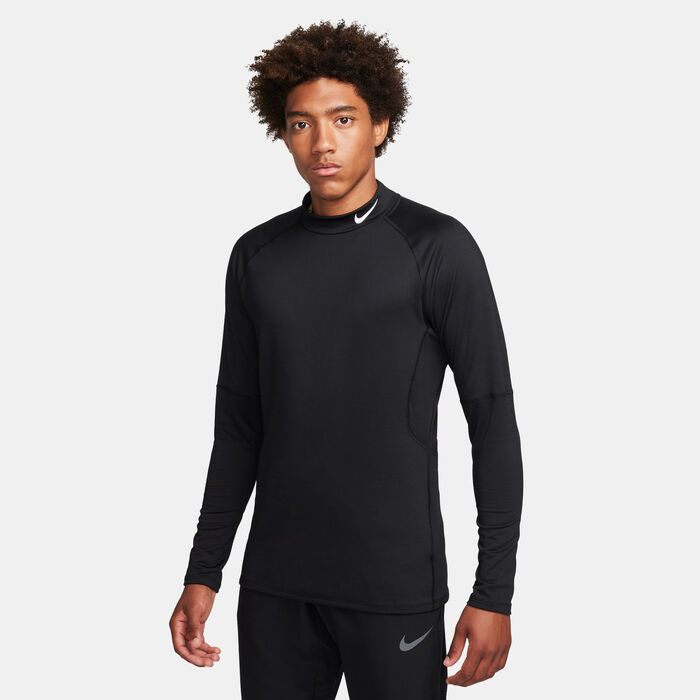 Nike Men's Pro Dri-FIT Long-Sleeve Fitness Top Black Nike Men's Pro Dri-FIT Long-Sleeve Fitness Top Black image number 0
