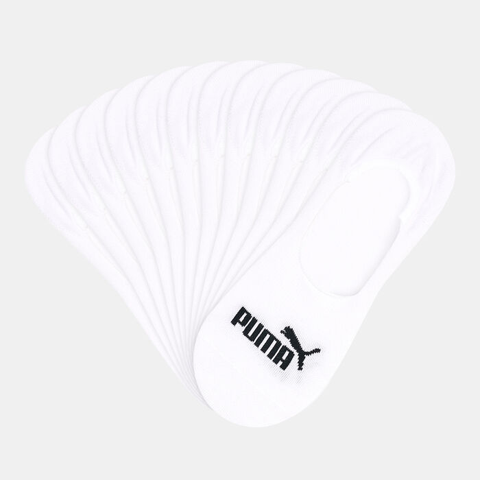 PUMA Men's Elements Footie Socks (6 Pack) White PUMA Men's Elements Footie Socks (6 Pack) White image number 0