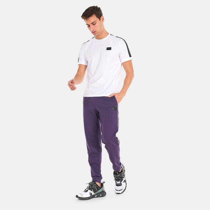 EA7 Emporio Armani Men's Train Logo Tape Joggers Grey EA7 Emporio Armani Men's Train Logo Tape Joggers Grey image number 2