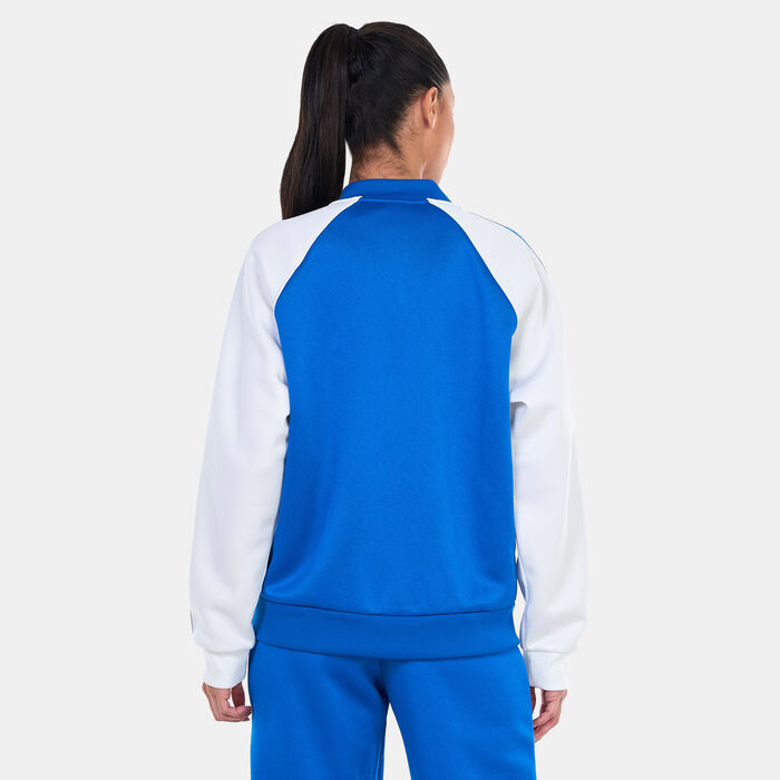 adidas Originals Women's Classics Oversized SST Track Top Blue image number 1