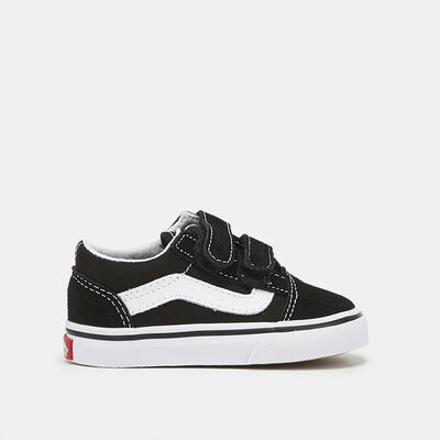Vans Kids' Old Skool Unisex Velcro Shoes (Baby & Toddler) Black Vans Kids' Old Skool Unisex Velcro Shoes (Baby & Toddler) Black