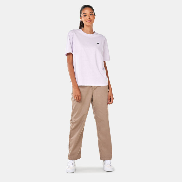 Vans Women's Off The Wall T-Shirt Purple image number 2