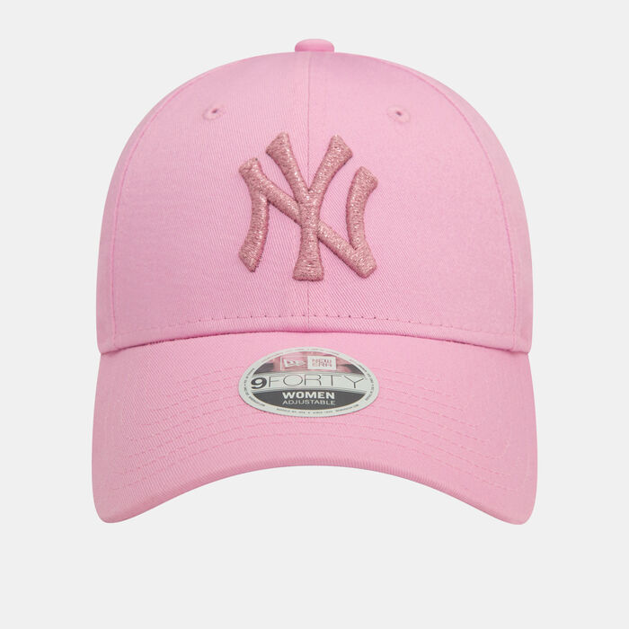 New Era Women's MLB New York Yankees Logo 9FORTY Cap Pink New Era Women's MLB New York Yankees Logo 9FORTY Cap Pink image number 0