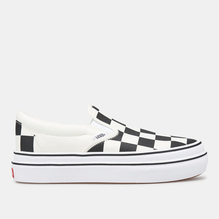 Vans Big Classics Checker Super ComfyCush Slip-on Unisex Shoe Black image number 0