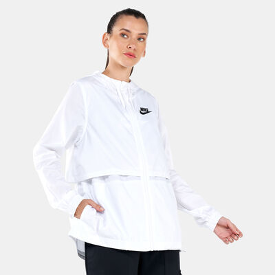 Nike Women's Sportswear Repel Jacket White Nike Women's Sportswear Repel Jacket White